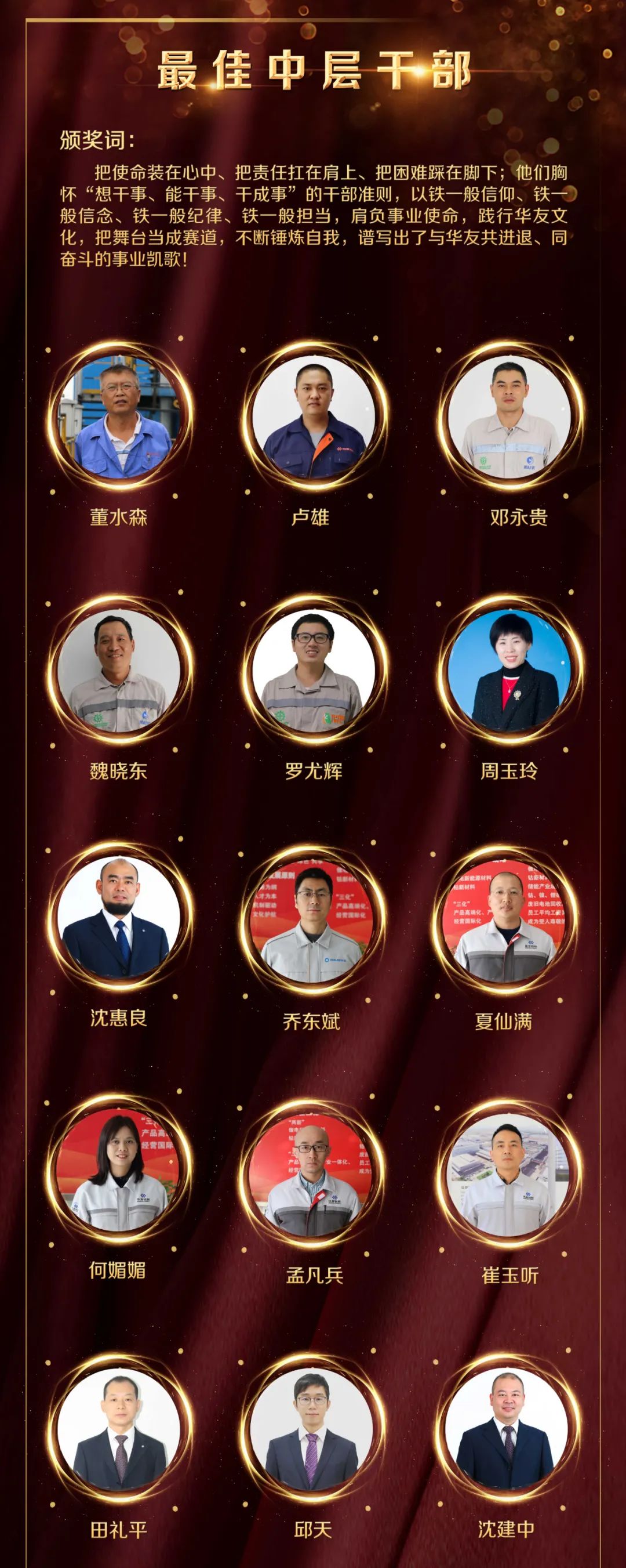 梦想 斗争 荣耀——集团2021年度先进颁奖仪式举行-文化运动-浙江华友钴业股份有限公司