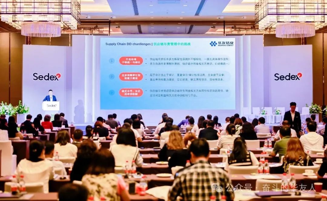 携手共创 链接未来| 华友钴业亮相Sedex20周年大会，，，，，，分享供应链最佳实践-企业新闻-浙江华友钴业股份有限公司