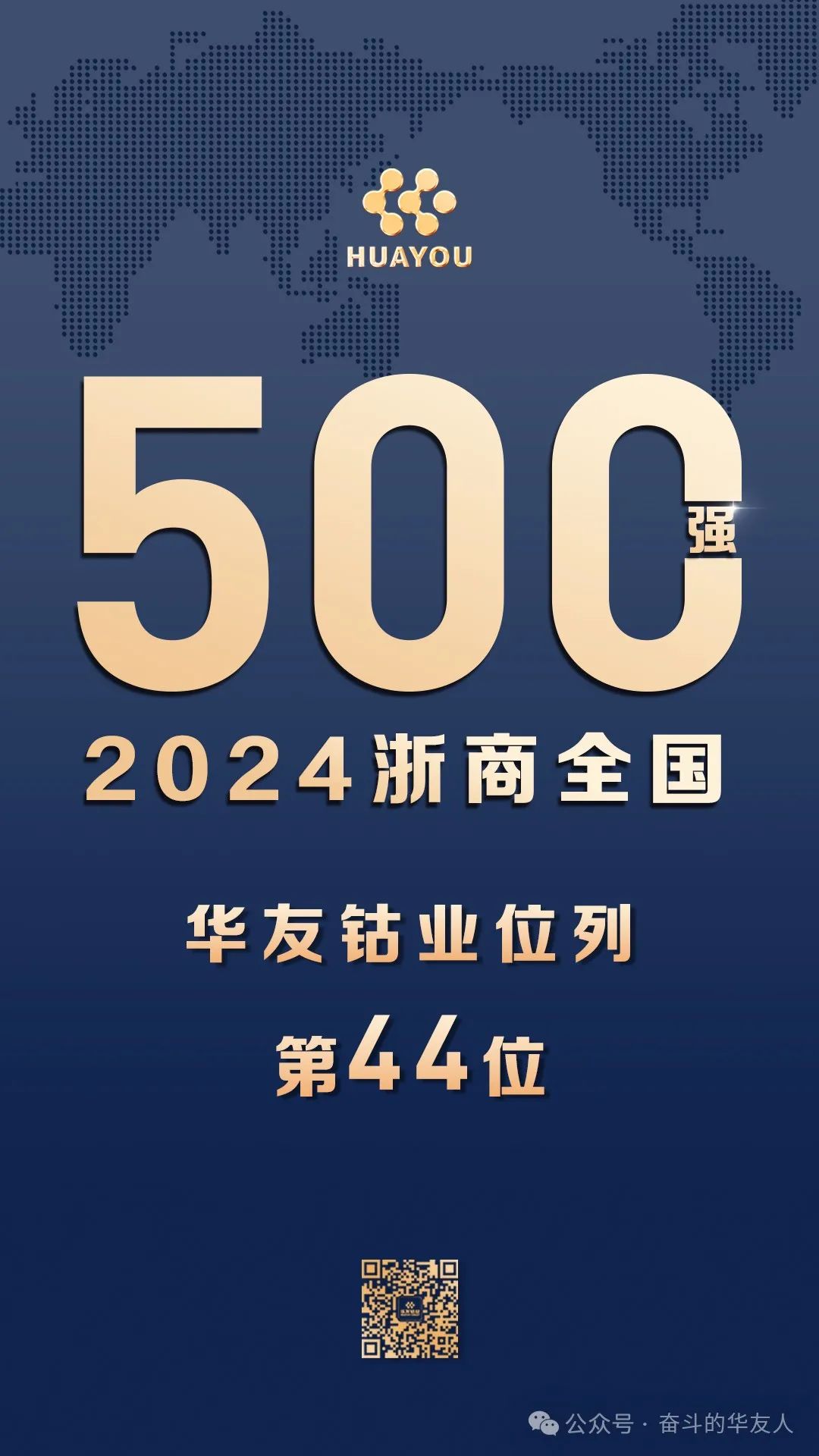浙商天下500强，，第44位-企业新闻-浙江华友钴业股份有限公司